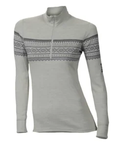 DAMES Aclima Designwool marius mock neck w/zip women