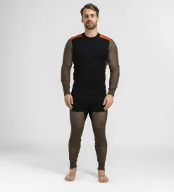 Heren Aclima Woolnet hybrid crew neck men