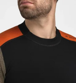 Heren Aclima Woolnet hybrid crew neck men