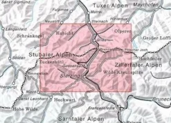 Alpenvereinskarte Wandelkaart 31/3 Brennerberge