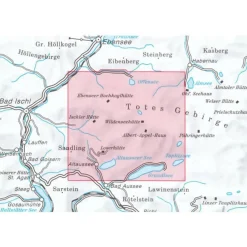 Alpenvereinskarte Wandel-skikaart 15/1 Totes Gebirge West