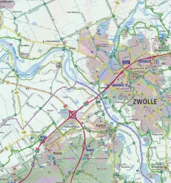 ANWB Fietskaart 9 Groningen Oost