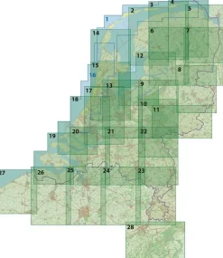 ANWB Fietsknooppuntenkaart 24 Belgisch Limburg