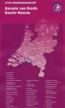 ANWB Wandelregiokaart Waddenkust (Noord-Friesland)