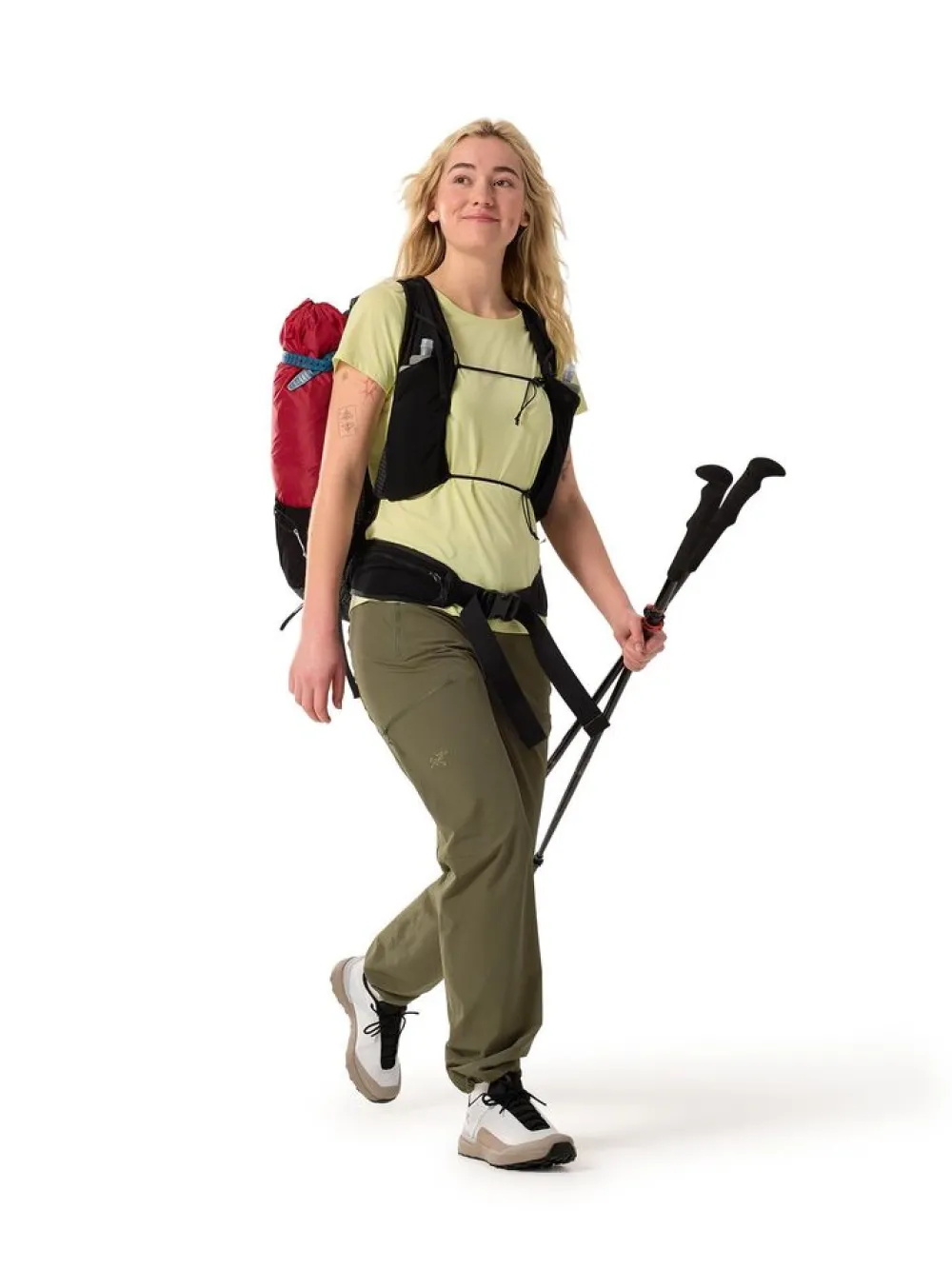 DAMES Arcteryx Taema crew SS women