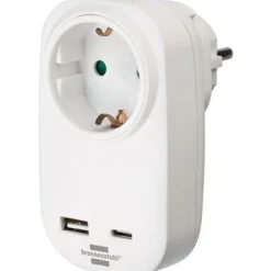 Brennenstuhl Stopcontactadapter met USB C 18W