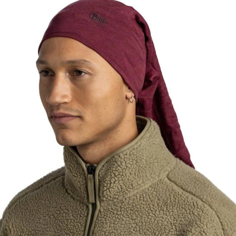 DAMES Buff Merino Midweight Melange Tibetan red