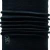DAMES Buff Heavyweight Merino wool thermal neckwarmer black