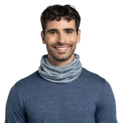 DAMES Buff Merino Lightweight Solid Flint