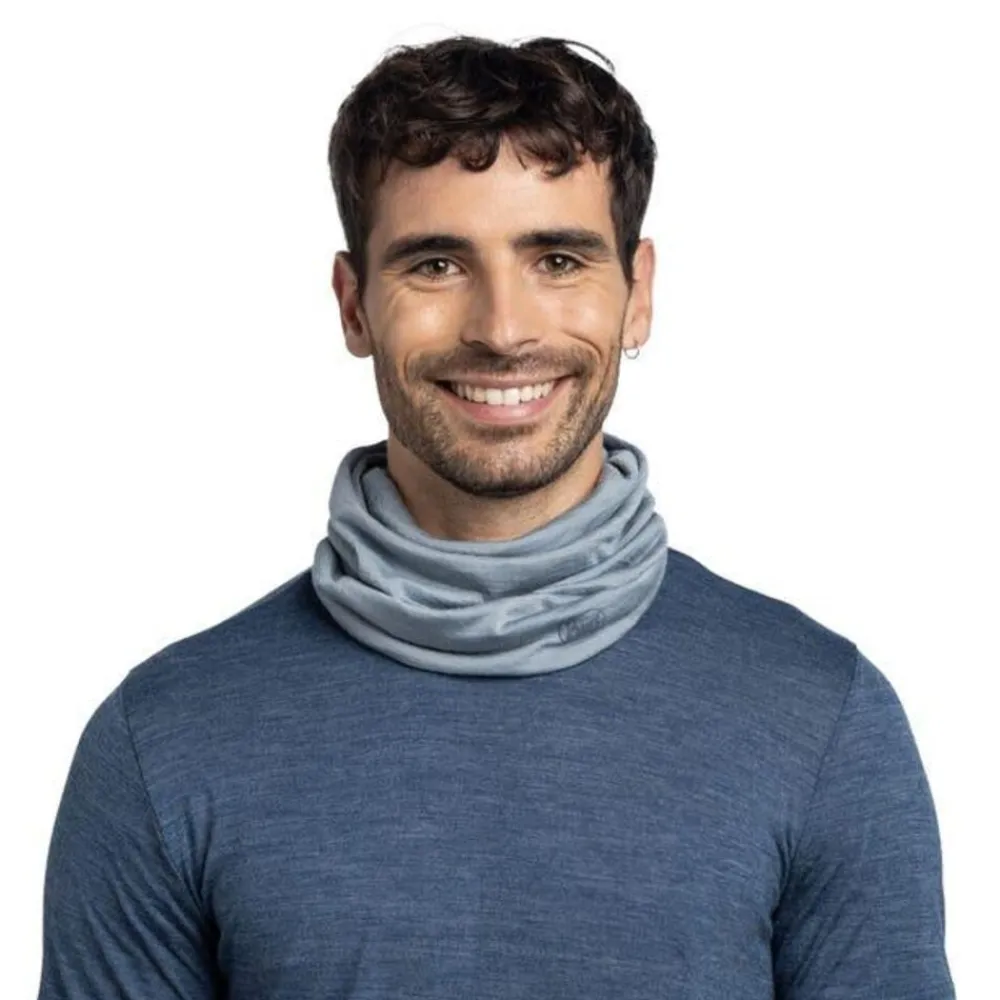 DAMES Buff Merino Lightweight Solid Flint