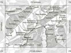 Bundesamt - Swisstopo Skitoerkaart 265S Nufenenpass