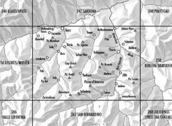 Bundesamt - Swisstopo Topografische kaart 257 Saliental