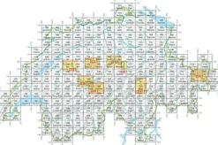 Bundesamt - Swisstopo Topografische kaart 1257 St-Moritz
