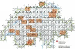 Bundesamt - Swisstopo Topografische kaart 1275 Campodolcino