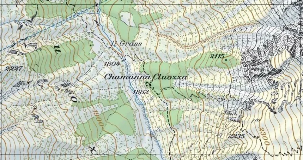 Bundesamt - Swisstopo Topografische kaart 1250 Ulrichen