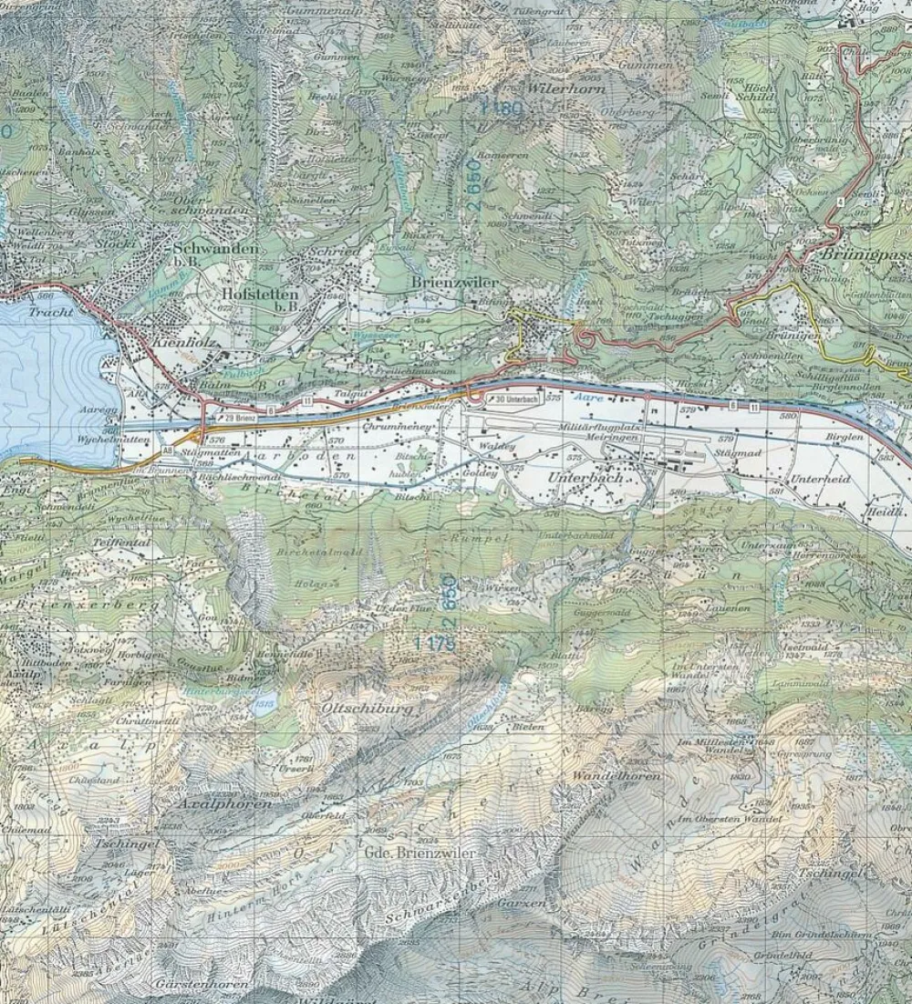 Bundesamt - Swisstopo Topografische kaart 296 Chiasso