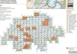 Bundesamt - Swisstopo Topografische kaart 2514 Säntis