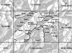 Bundesamt - Swisstopo Topografische kaart 265 Nufenenpass