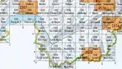 Bundesamt - Swisstopo Topografische kaart 1308 St-Niklaus