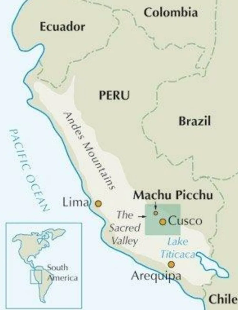 Cicerone Hiking & Biking Peru's Inca Trails