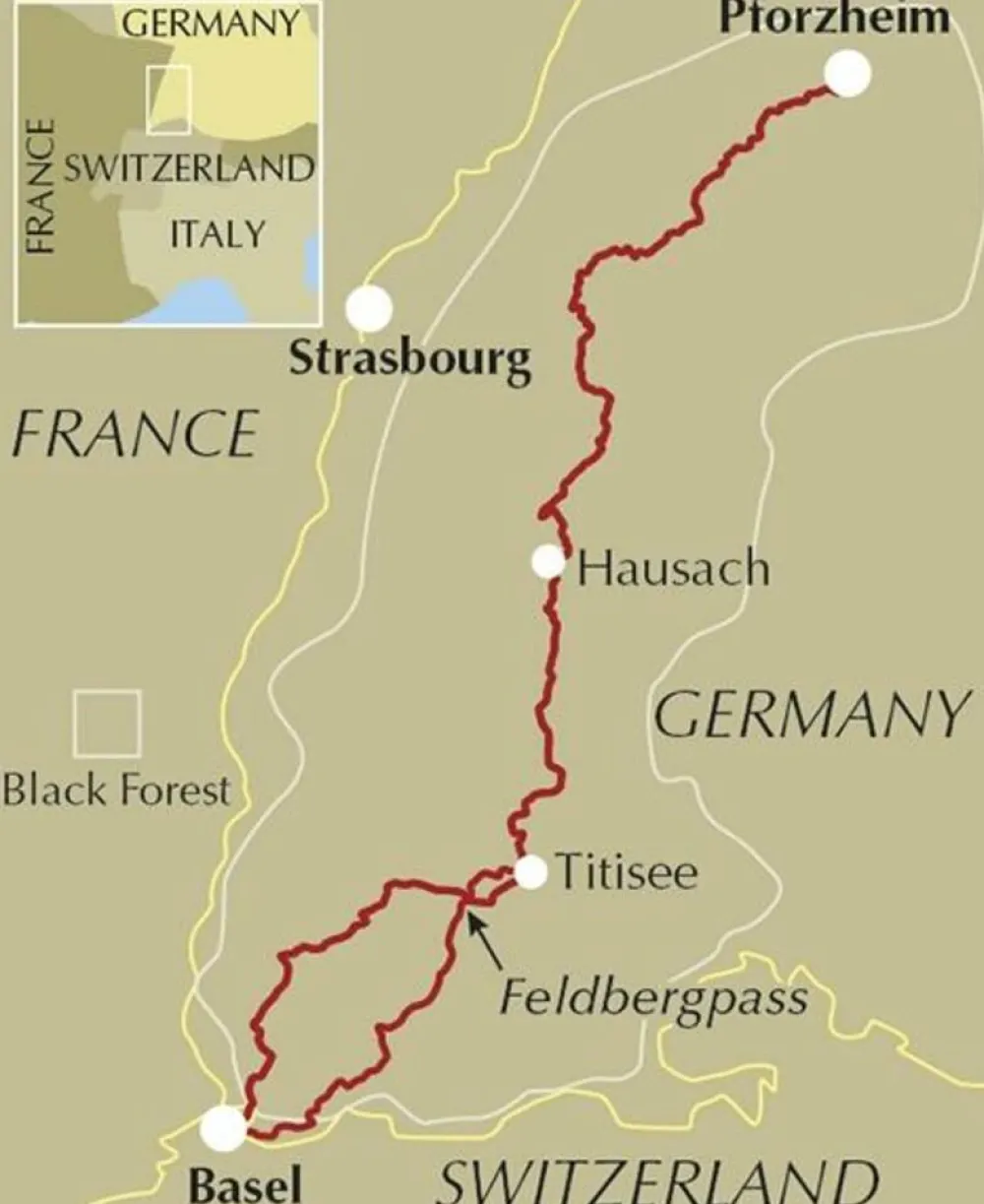 Cicerone Trekking the Westweg - Black Forest