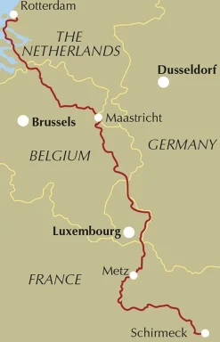 Cicerone Wandelgids GR5 Trail Benelux & Lorraine
