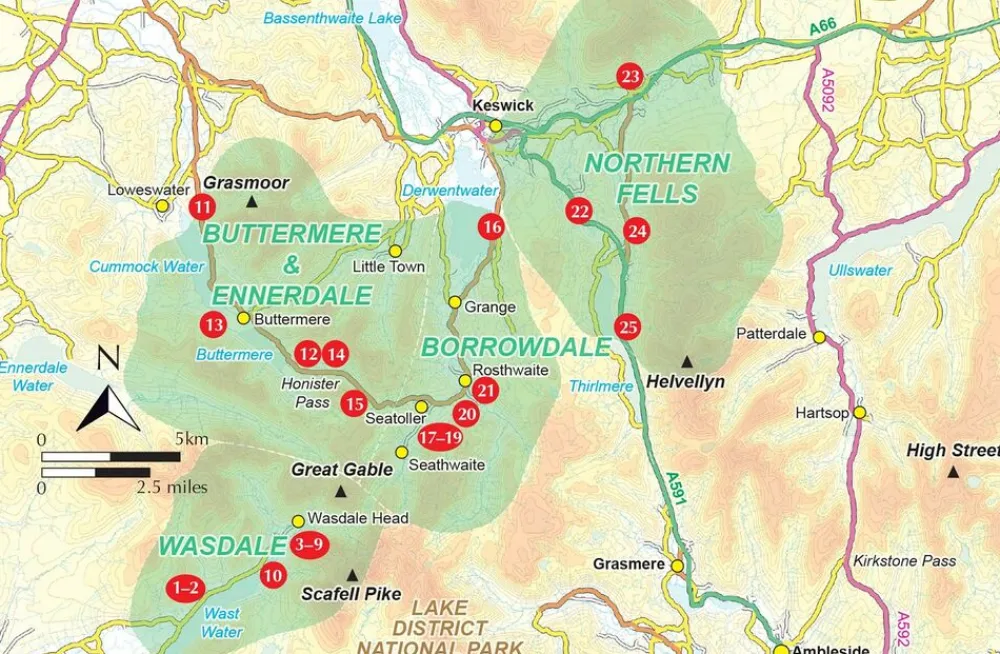 Cicerone Wandelgids Scrambles in the Lake District North