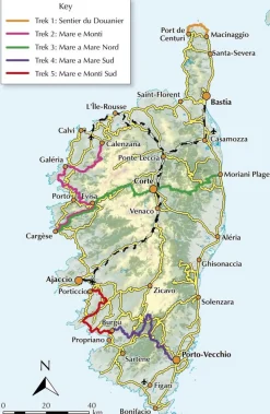 Cicerone Wandelgids Short Treks on Corsica