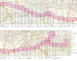 CNIG maps Spain Wandelkaart 1n-4n Camino Santiago