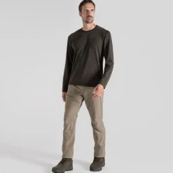 Heren Craghoppers Nosilife Abel Long Sleeved T-Shirt