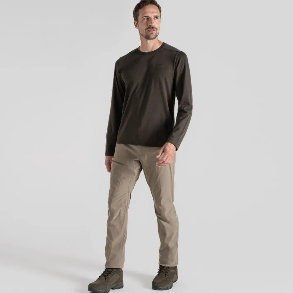 Heren Craghoppers Nosilife Abel Long Sleeved T-Shirt