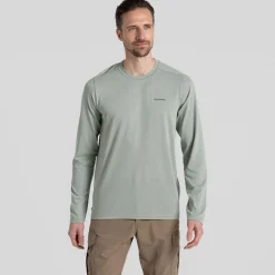 Heren Craghoppers Nosilife Abel Long Sleeved T-Shirt
