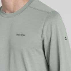 Heren Craghoppers Nosilife Abel Long Sleeved T-Shirt