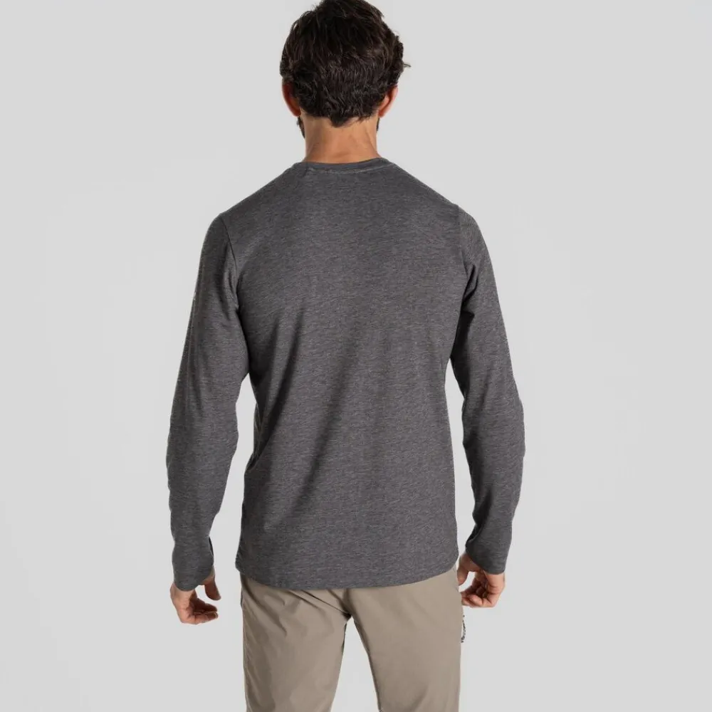 Heren Craghoppers Nosilife Abel Long Sleeved T-Shirt