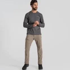 Heren Craghoppers Nosilife Abel Long Sleeved T-Shirt