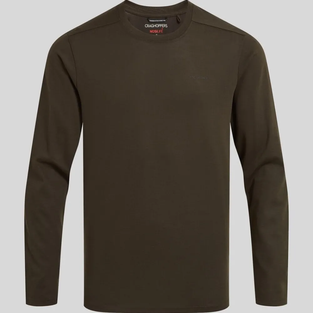 Heren Craghoppers Nosilife Abel Long Sleeved T-Shirt
