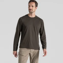 Heren Craghoppers Nosilife Abel Long Sleeved T-Shirt