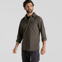 Heren Craghoppers Nosilife Adventure Long Sleeved Shirt III