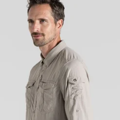 Heren Craghoppers Nosilife Adventure Long Sleeved Shirt III