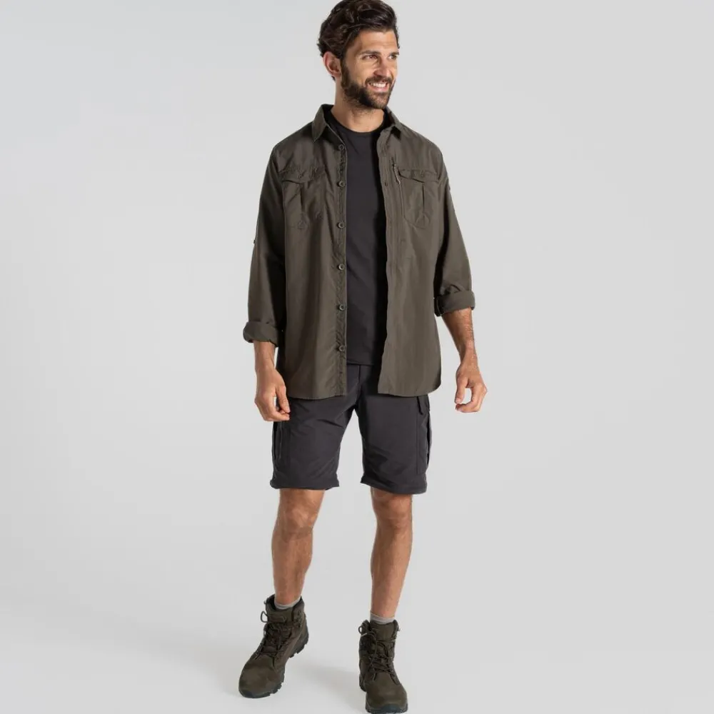 Heren Craghoppers Nosilife Convertible Cargo Trousers III