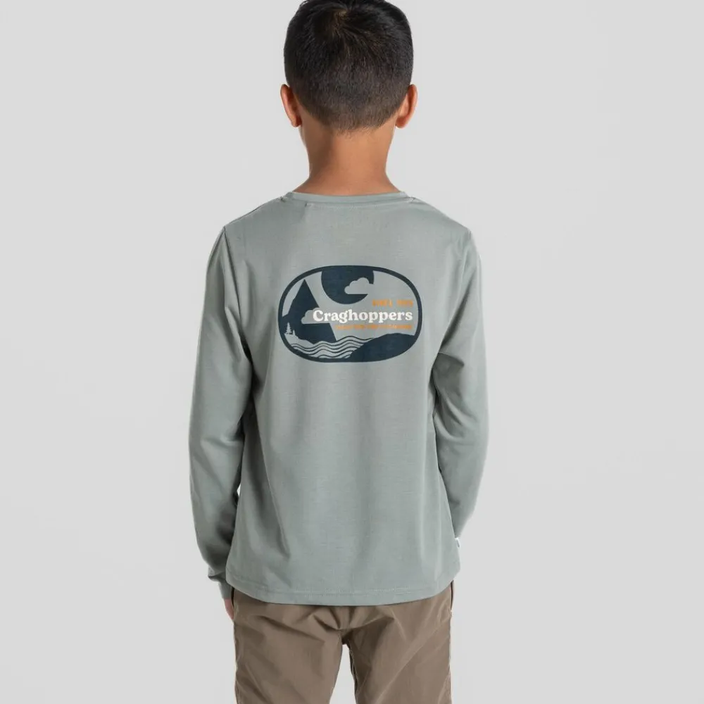 Kinderen Craghoppers Nosilife Cruz Long Sleeved t-shirt