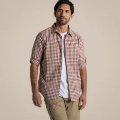 Heren Craghoppers Nosilife Nuoro Check LS shirt men
