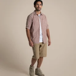 Heren Craghoppers Nosilife Nuoro Check LS shirt men