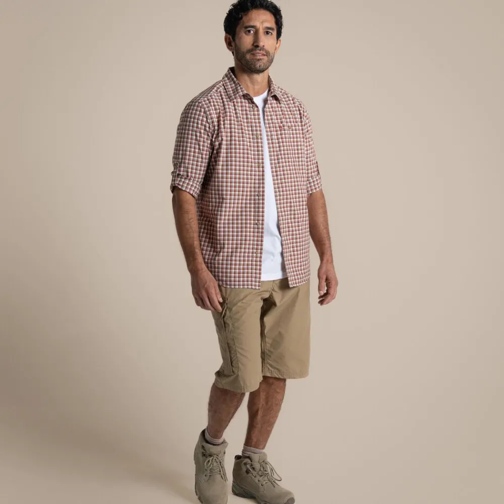 Heren Craghoppers Nosilife Nuoro Check LS shirt men