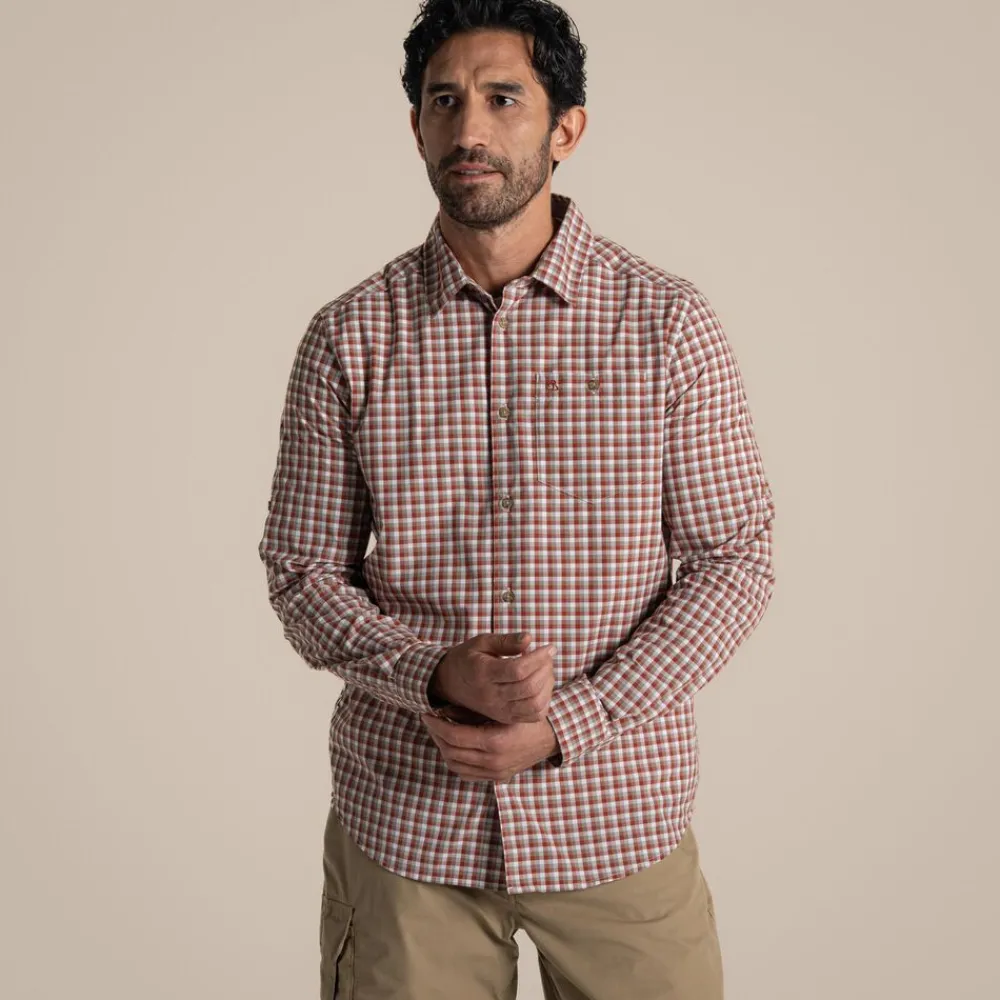 Heren Craghoppers Nosilife Nuoro Check LS shirt men