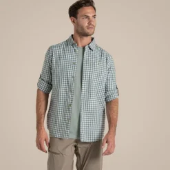 Heren Craghoppers Nosilife Nuoro Check LS shirt men