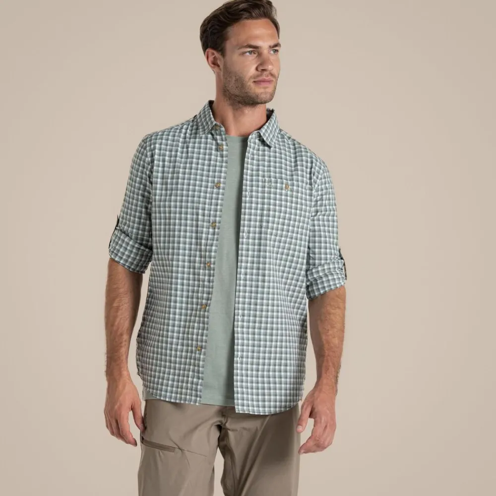 Heren Craghoppers Nosilife Nuoro Check LS shirt men