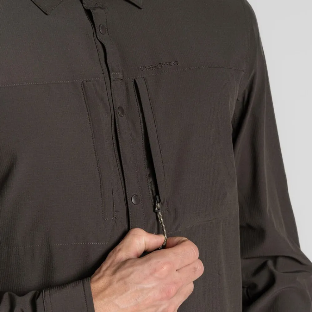 Heren Craghoppers Nosilife Pro Long Sleeved Shirt III