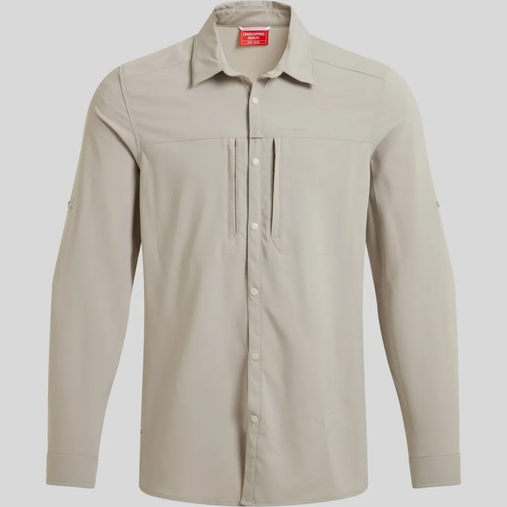 Heren Craghoppers Nosilife Pro Long Sleeved Shirt III