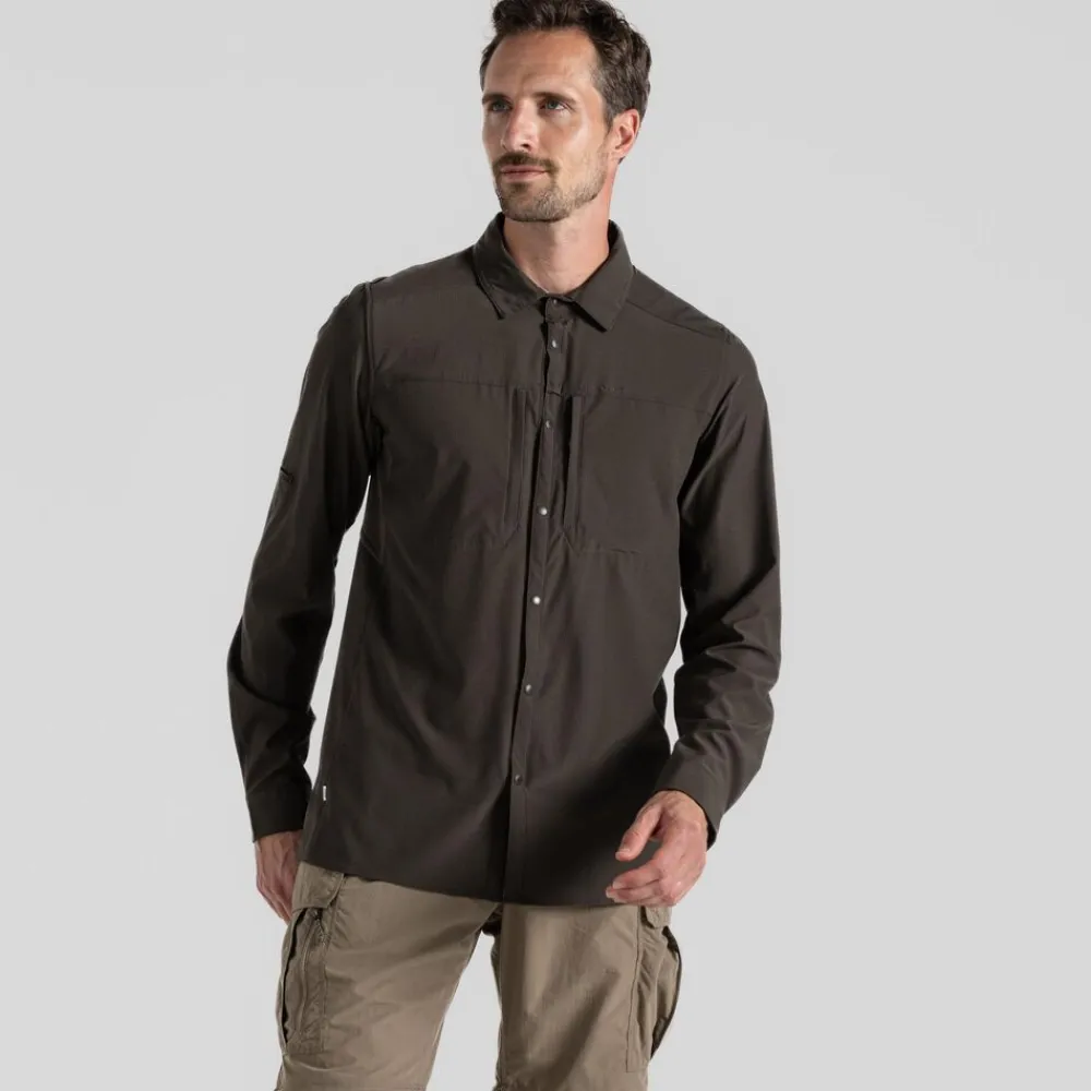 Heren Craghoppers Nosilife Pro Long Sleeved Shirt III